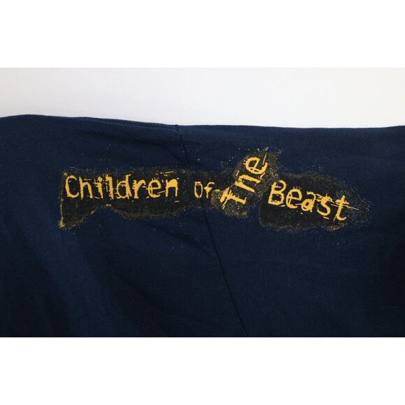 Deadstock Vtg 90s Famous Stars and Straps Mens XL Children of the Beast T-Shirt - Picture 8 of 11
